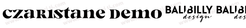 Czaristane Demo字体转换